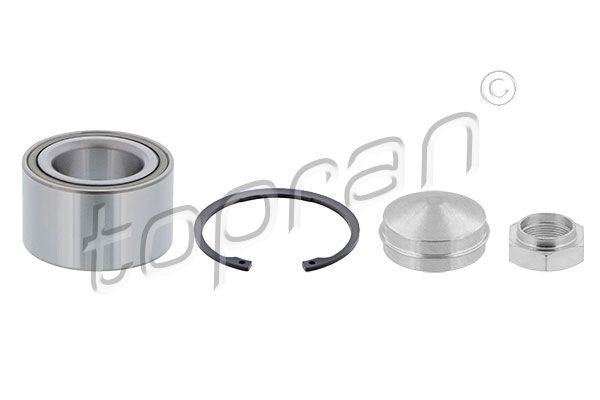 TOPRAN 722 322 Wheel bearing kit Front Axle Left, Front Axle Right, with nut, with retaining ring, 84 mm