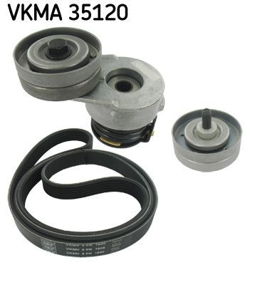 Opel CORSA Ribbed belt 7060839 SKF VKMA 35120 online buy