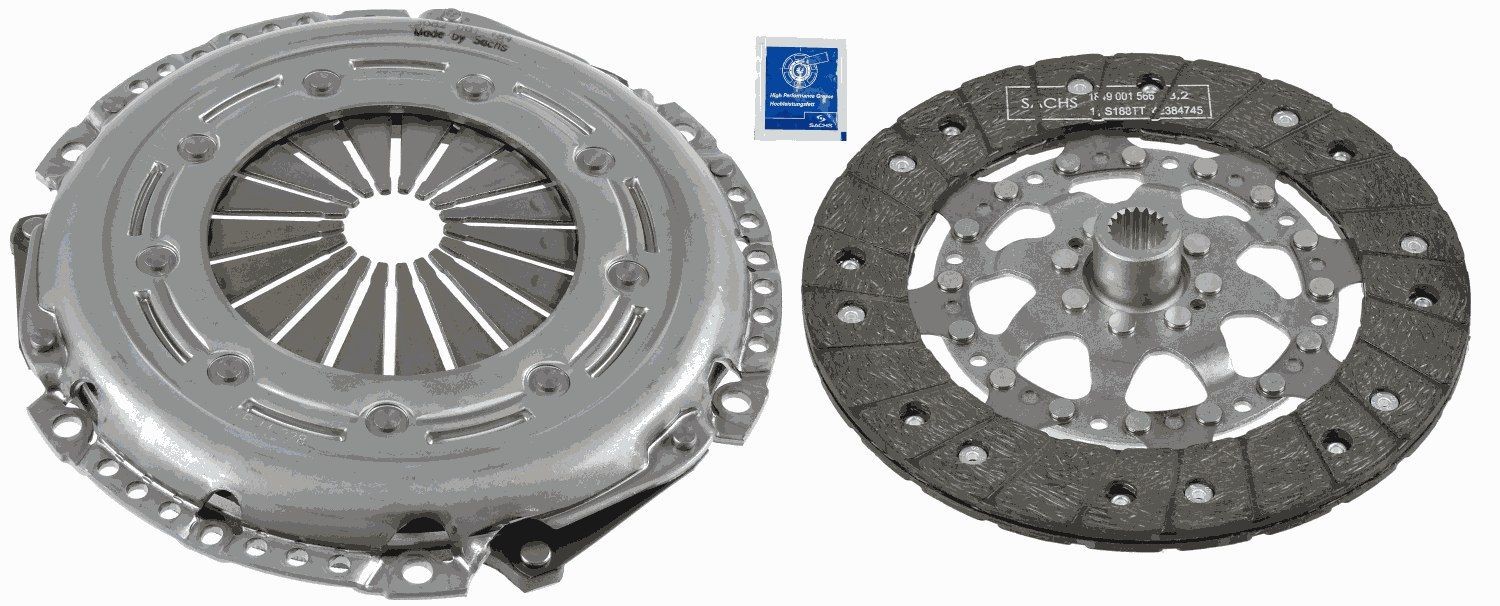 SACHS 3000 950 062 Clutch kit without clutch release bearing, 228mm