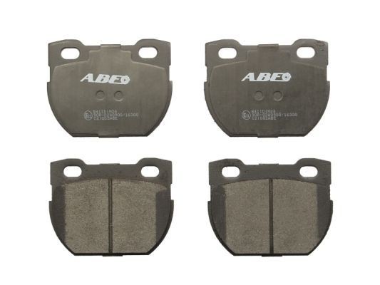 ABE C2I002ABE Brake pad set Rear Axle, Low-Metallic, not prepared for wear indicator