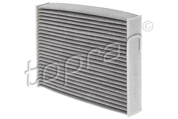 700 749 001 TOPRAN Activated Carbon Filter, with Odour Absorbent Effect, Filter Insert, 264 mm x 194 mm x 38 mm Width: 194mm, Height: 38mm, Length: 264mm Cabin filter 700 749 buy