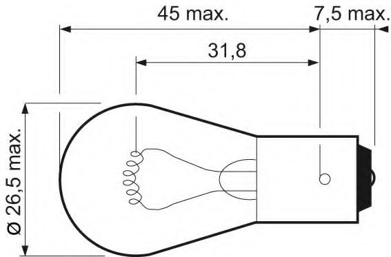 VALEO Bulb, indicator 32101