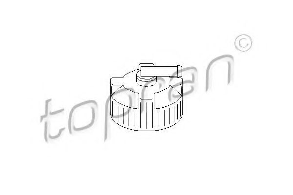 TOPRAN Opening Pressure: 1bar Sealing cap, coolant tank 722 659 buy