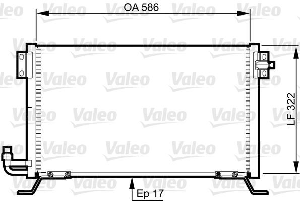 VALEO 818989 Klimakondensator für VOLVO FH 16 LKW in Original Qualität