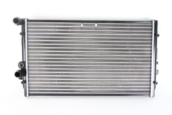 THERMOTEC D7W058TT Engine radiator for vehicles with/without air conditioning, 418 x 650 x 34 mm, Manual Transmission, Mechanically jointed cooling fins