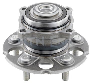 SNR R174.82 Wheel bearing kit with rubber mount, with integrated magnetic sensor ring, 152 mm