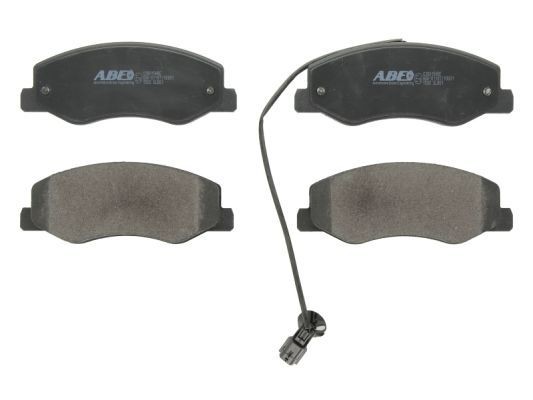 ABE C2R015ABE Brake pad set Rear Axle, with acoustic wear warning