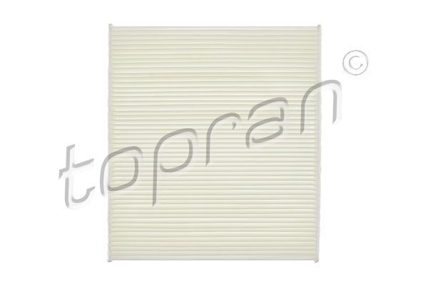 TOPRAN 113 491 Pollen filter Pollen Filter, Filter Insert, 257 mm x 224 mm x 36 mm, rectangular
