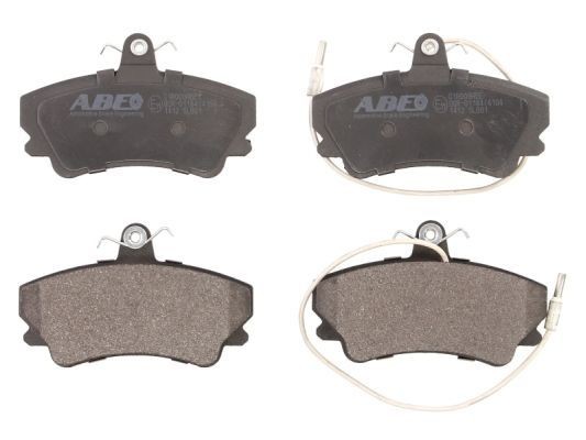 ABE C1R009ABE Brake pad set Front Axle, with acoustic wear warning
