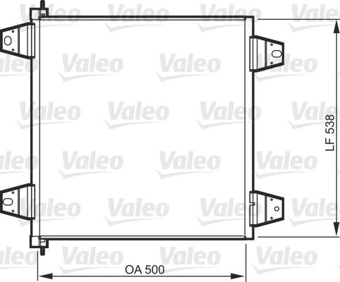 VALEO 818986 Klimakondensator für DAF 95 XF LKW in Original Qualität