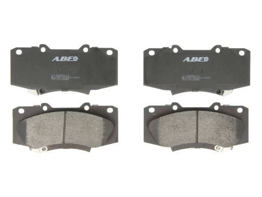 ABE C12136ABE Brake pad set Front Axle, with acoustic wear warning