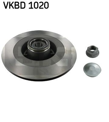VKBD 1020 SKF Brake rotors RENAULT 300, 62x11mm, 5, solid