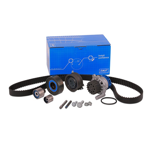 BMW X3 Water pump and timing belt kit SKF VKMC 01148-2 cheap
