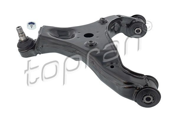 113 504 001 TOPRAN with rubber-metal mounts, with ball joint, with nut, Front Axle Left, Control Arm, Sheet Steel, Cathodic Painting, Black-painted Control arm 113 504 buy