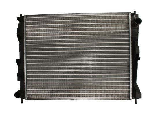 THERMOTEC D71024TT Engine radiator Aluminium, for vehicles without air conditioning, 416 x 495 x 23 mm, Manual Transmission, Mechanically jointed cooling fins