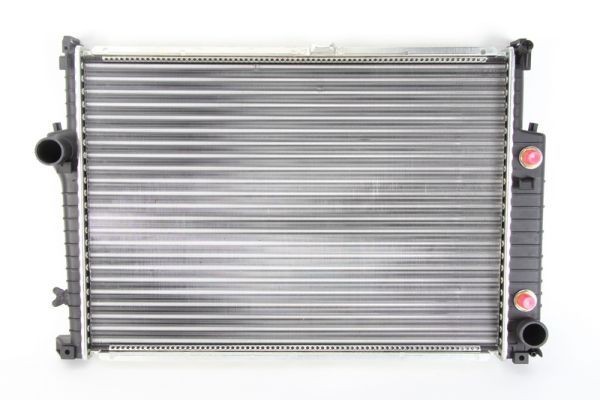 THERMOTEC D7B020TT Engine radiator 610 x 438 x 40 mm, Automatic Transmission, Mechanically jointed cooling fins
