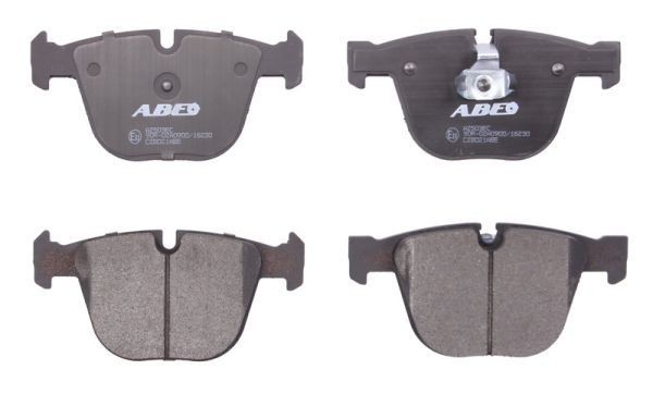 ABE C2B021ABE Brake pad set Rear Axle, Low-Metallic, not prepared for wear indicator