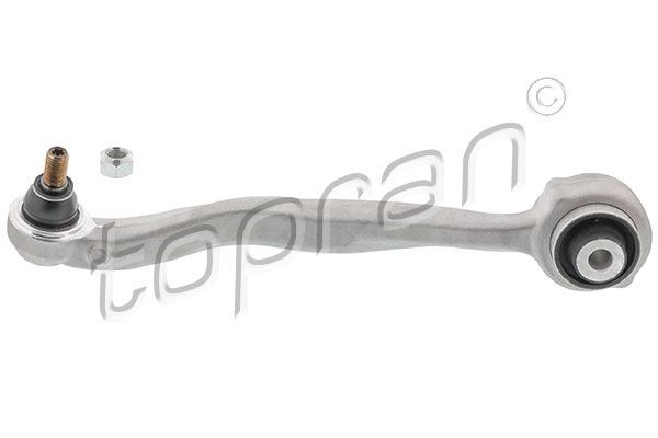 TOPRAN 401 756 Suspension arm with nut, with rubber mount, with ball joint, Lower, Rear, Front Axle Left, Control Arm, Aluminium