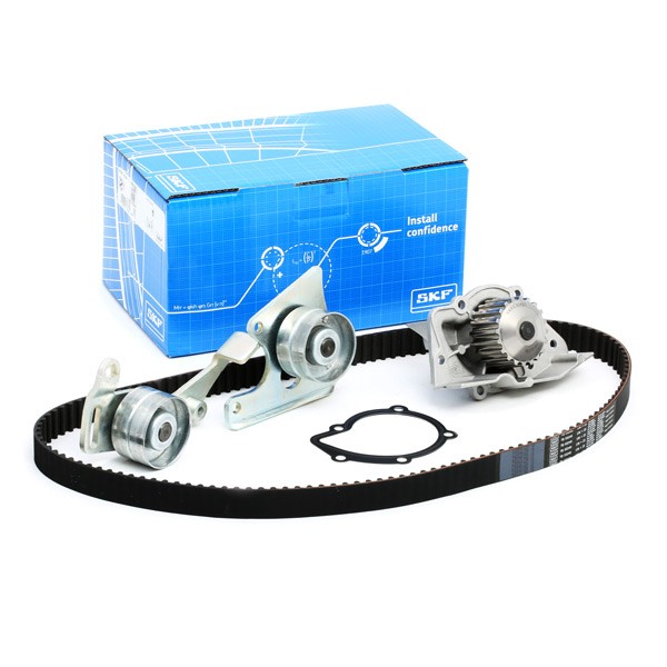 Original VKMC 03241-2 SKF Water pump + timing belt kit FIAT