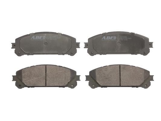 ABE Front Axle, not prepared for wear indicator Height: 59,4mm, Width: 167mm, Thickness: 17,5mm Brake pads C12135ABE buy