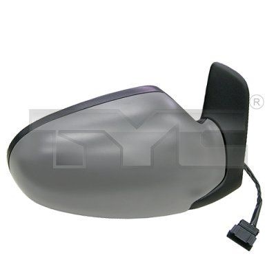 TYC 310-0162 Wing mirror Left, primed, for electric mirror adjustment, Convex, Heatable