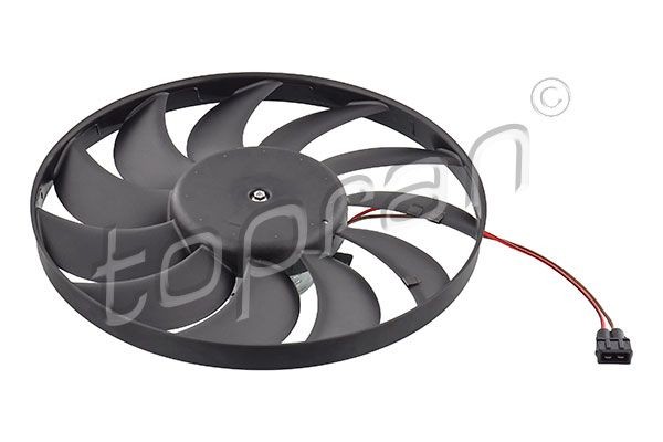 TOPRAN 110 690 Fan, radiator Ø: 345 mm, 350W, Electric