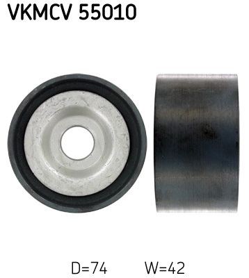 SKF Deflection / Guide Pulley, v-ribbed belt VKMCV 55010 buy
