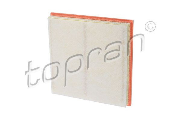 207 777 TOPRAN Air filters OPEL 38mm, 261mm, 266mm, rectangular, Foam, Filter Insert, with pre-filter, with integrated grille