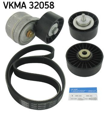 VKM 32006 SKF VKMA32058 V-Ribbed Belt Set 9004831088