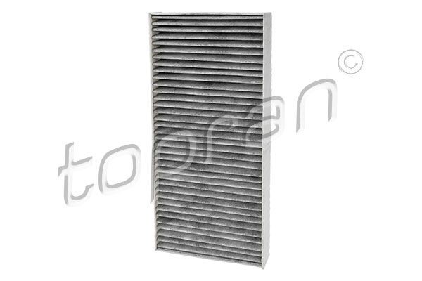 TOPRAN 407 737 Pollen filter Filter Insert, with Odour Absorbent Effect, Activated Carbon Filter, 360 mm x 177 mm x 35 mm