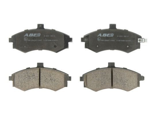 ABE C10515ABE Brake pad set Front Axle, with acoustic wear warning