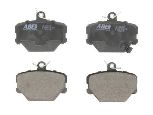 ABE C1M019ABE Brake pad set Front Axle, with acoustic wear warning