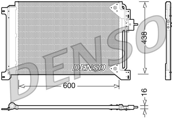 DENSO DCN12004 Klimakondensator für IVECO Trakker LKW in Original Qualität