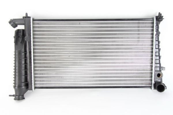 THERMOTEC D7P054TT Engine radiator 378 x 610 x 23 mm, Manual Transmission, Mechanically jointed cooling fins