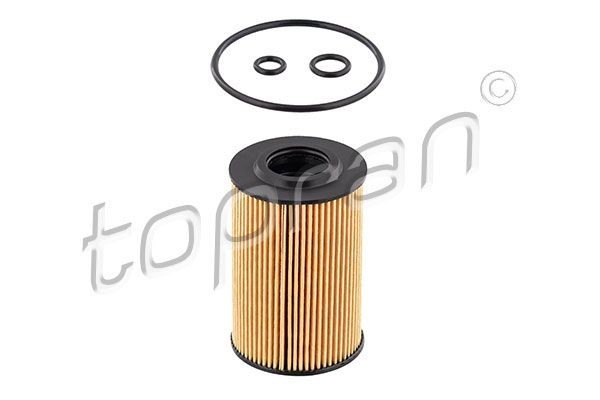 112 939 TOPRAN Oil filters HYUNDAI with gaskets/seals, Filter Insert