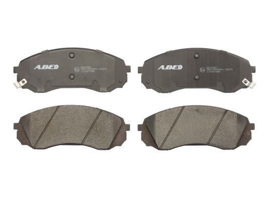 ABE C10327ABE Brake pad set Front Axle, with acoustic wear warning