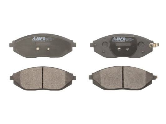 ABE C10024ABE Brake pad set Front Axle, with acoustic wear warning
