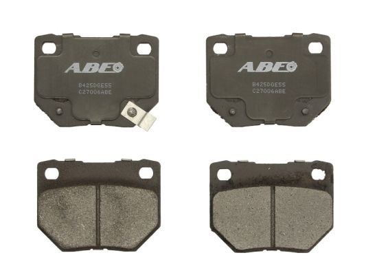 ABE C27006ABE Brake pad set Rear Axle, with acoustic wear warning