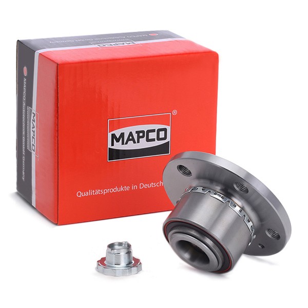 MAPCO 26753 Wheel bearing kit Front axle both sides, with wheel hub, 72 mm