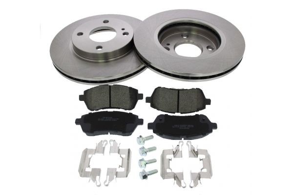MAPCO Brake disc and pads set 47663 for FORD FIESTA