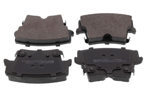 MAPCO 6895 Brake pad set Rear Axle, with acoustic wear warning