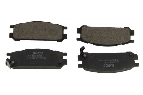 MAPCO 6897 Brake pad set Rear Axle, with acoustic wear warning