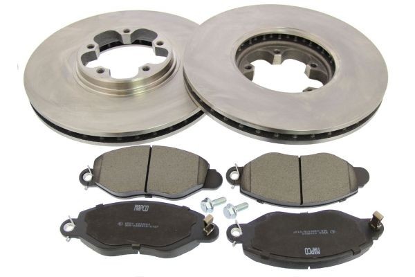 MAPCO 47668 Brake discs and pads set Front Axle, Vented