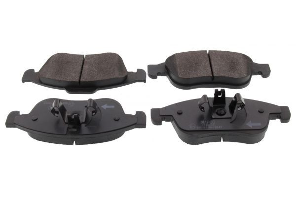 MAPCO Front Axle, not prepared for wear indicator, with anti-squeak plate Height 1: 64,7mm, Height 2: 59,4mm, Width 1: 155,1mm, Width 2 [mm]: 155,1mm, Thickness: 18mm Brake pads 6884 buy