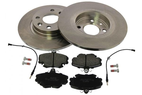 MAPCO 47164 Brake discs and pads set Front Axle, solid