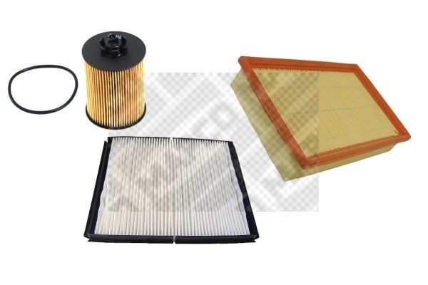 Kit tagliando e kit filtri MAPCO a tre pezzi/in tre parti - 68720
