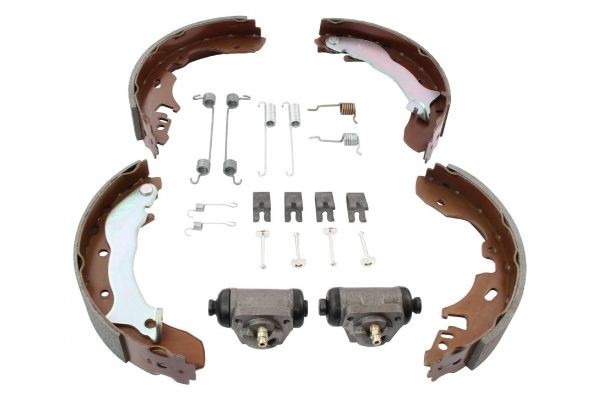 Brake shoe kits MAPCO Rear Axle, 228 x 45 mm, with wheel brake cylinder, with accessories - 9753