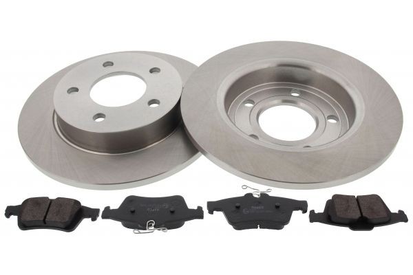 MAPCO 47516 Brake discs and pads set solid