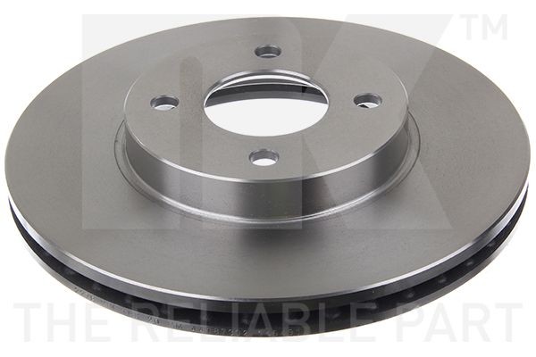 NK 202278 Brake disc 260x22mm, 4, Vented, Oiled
