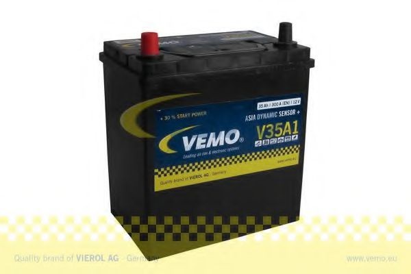 V99-17-0030-1 VEMO 35 Ah Batterie 12V 35Ah 300A B0 Pluspol links